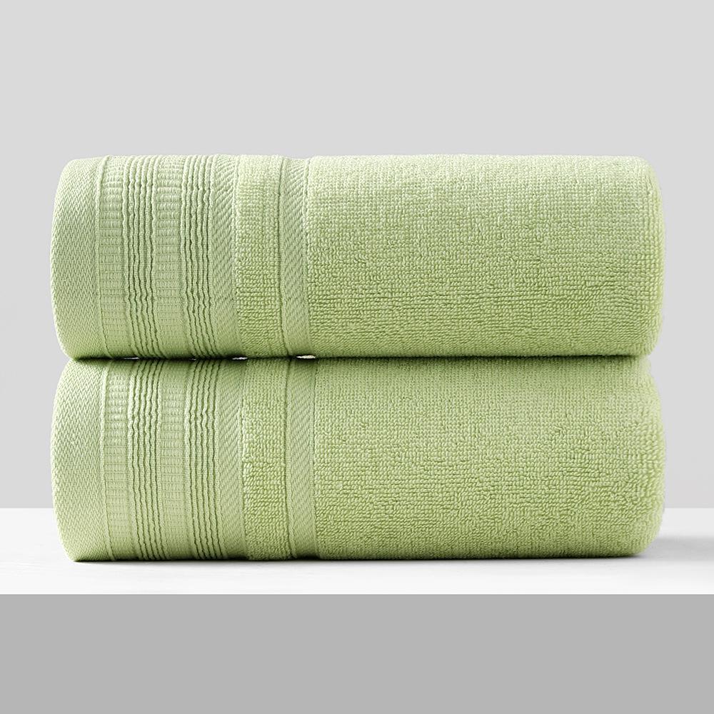 Гаоян Толстое Мягкое Водопоглощающее Полотенце из Чистого Хлопка, Однотонное, Взрослая Салфетка для Лица