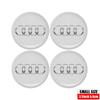 For Audi A4 4Pcs Car Wheel Hub Caps Auto Emblem Tyre Center Covers Accessories For Audi A1 A2 A3 A4 A5 A6 A7 A8 S Quyttro Sline RS Q2 Q3 TT