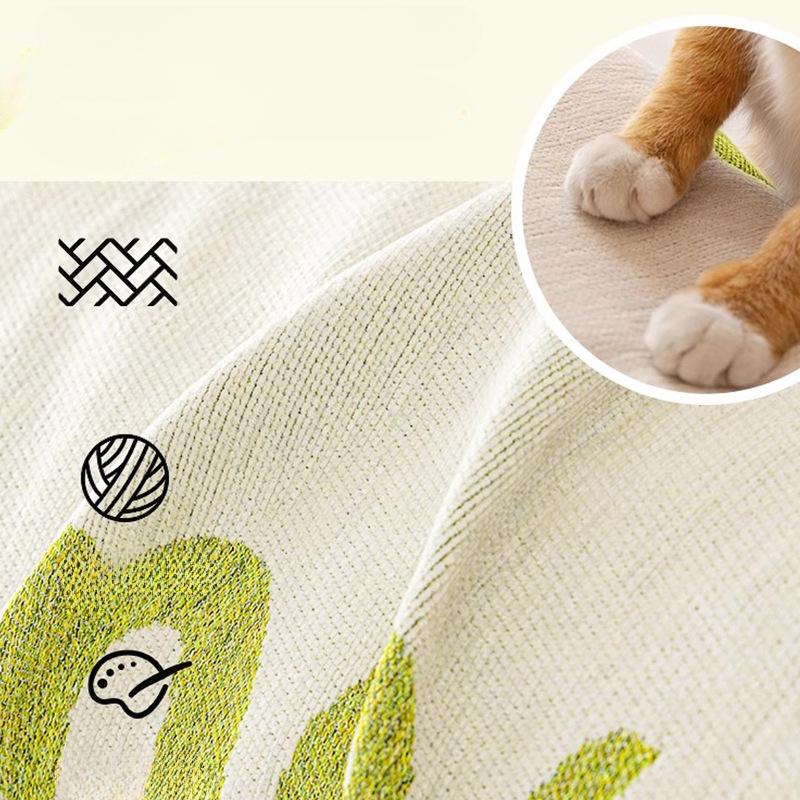 INS Style Fresh Sofa Cover Cloth High Sense Four Seasons Universal Dustproof Cover Chenille Sofa Towel