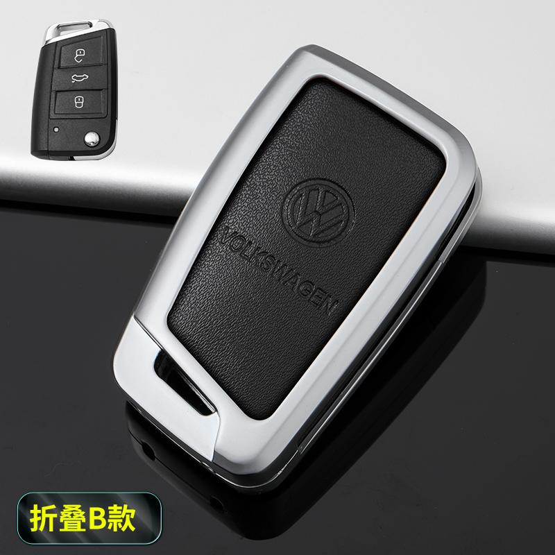 Car Key Case Cover Fob For VW Volkswagen Polo Tiguan MK2 Passat B5 B6 B7 Golf 4 5 6 7 MK6 MK7 Jetta Lavida Keychain Accessories zq4