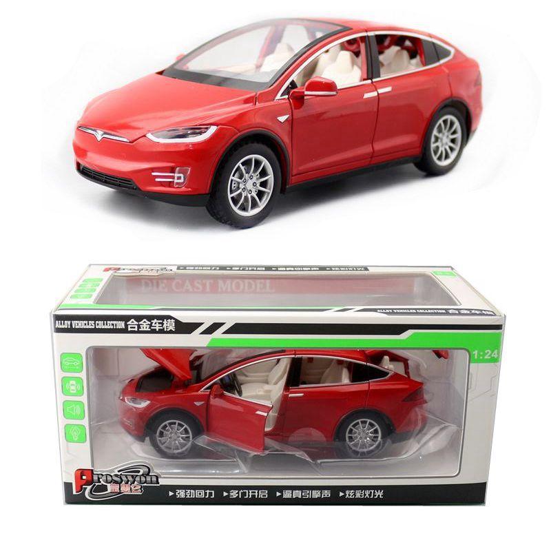 1:24 Scale Model X Alloy Diecast Pull Back Electronic Car Model Toys with Lights and Music, Decorative, Mini Vehicles Toys for Kids, Boyfriend Gift