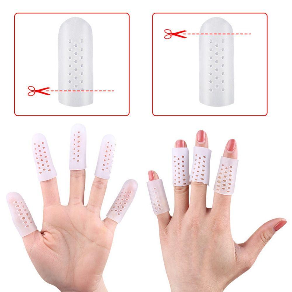 Silicone Separator Corns Calluses Blister Toe Protector Toe Separators Covers Tube With Holes