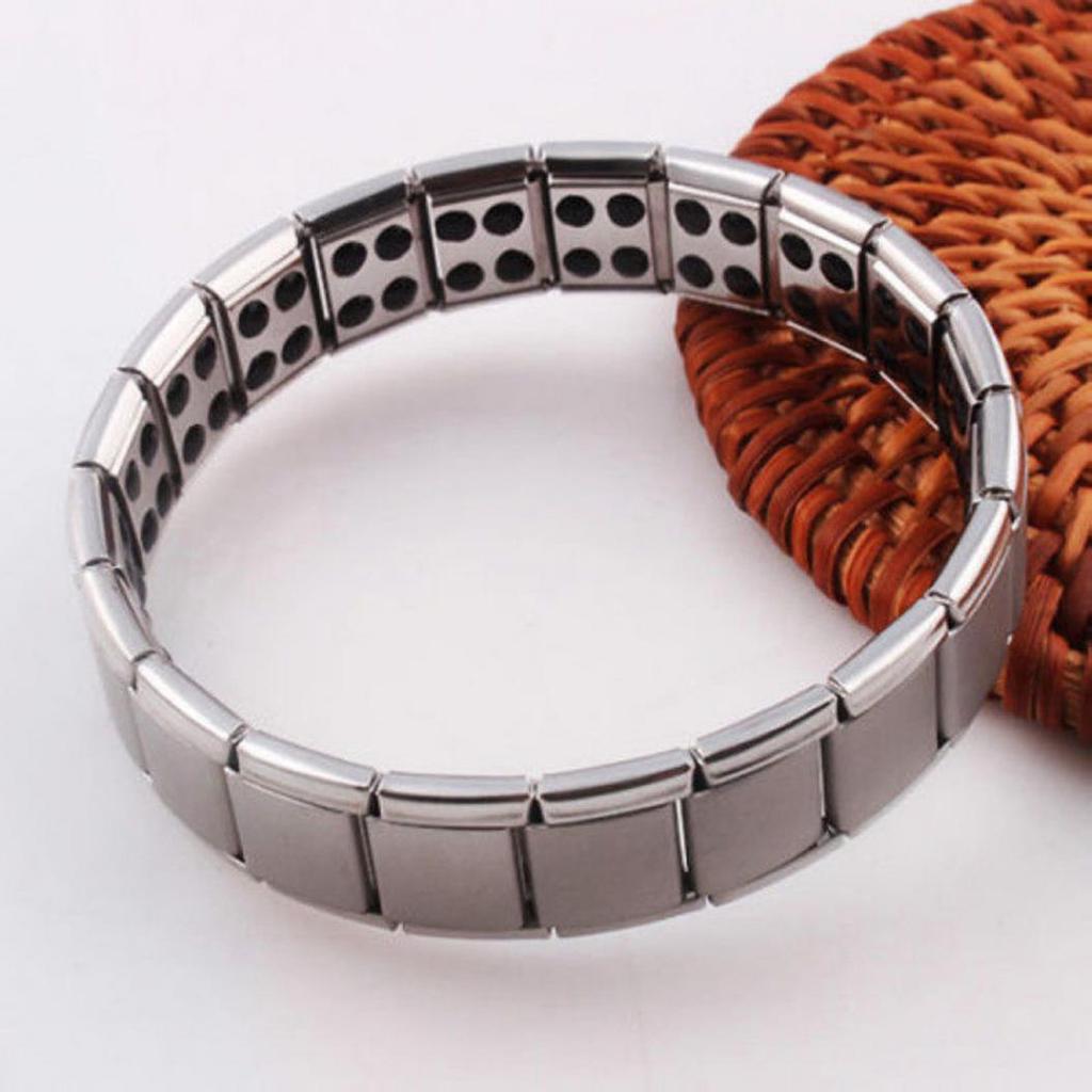 Fashion Men's Bangle Titanium Magnetic Therapy Bracelet Simple Jewelry Gift