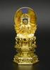 Buddhist supplies Dainichi Nyorai Buddha statue Pure gold medium 7 skin powder [Hiruta store] (2.5 cm)