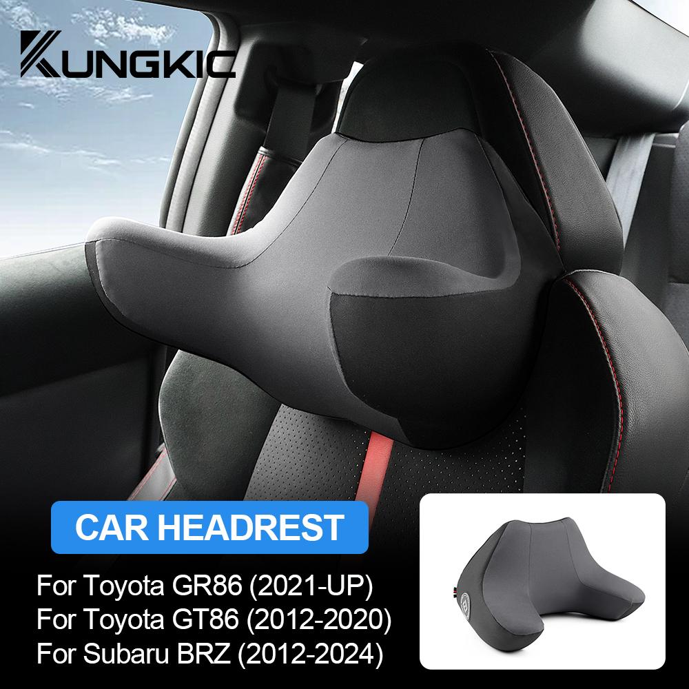 Car Headrest Pillow Cushion Memory Foam Breathable Head Neck Support for Subaru 2012-2024 Toyota 86 2012-2024