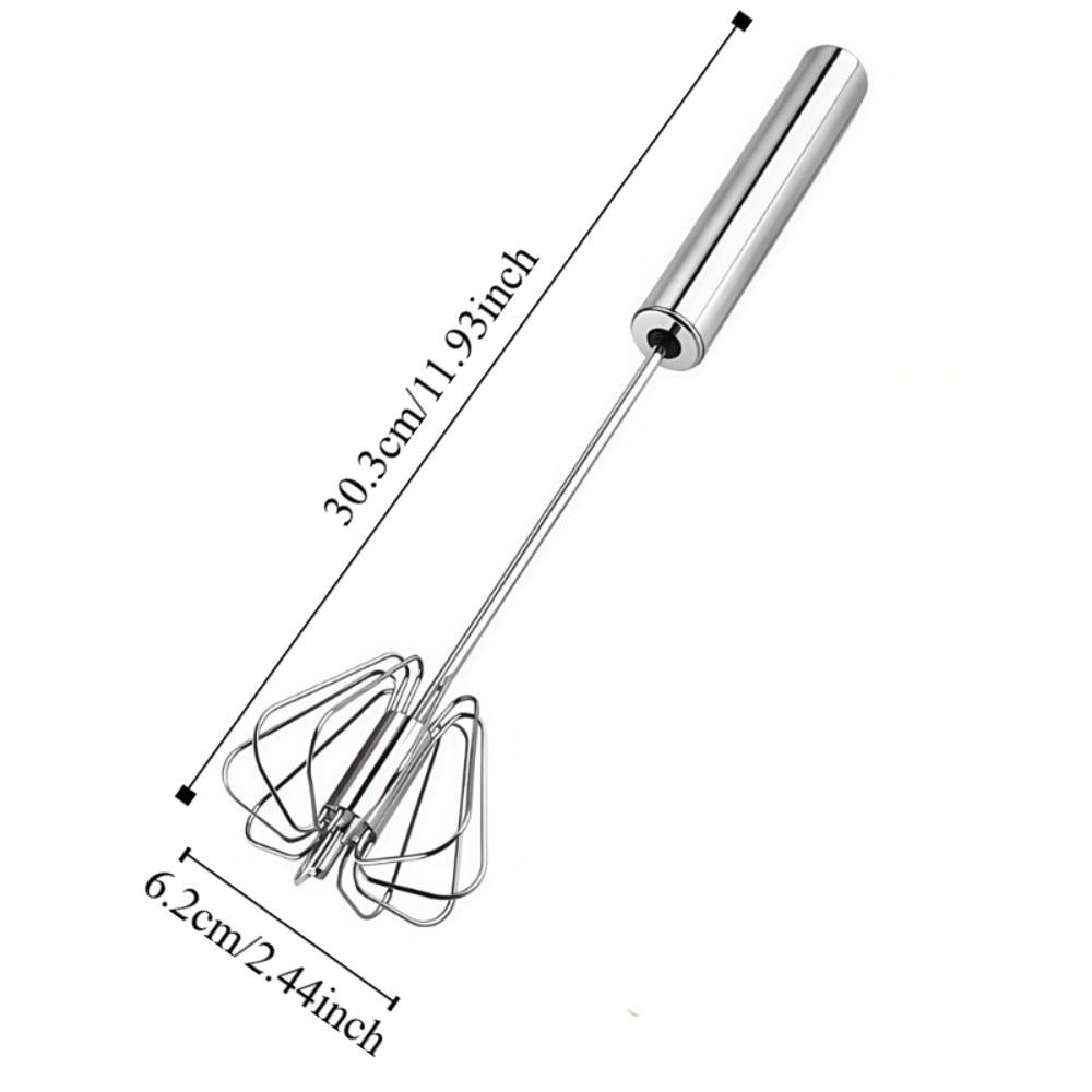 Upgraded Egg Whisk Hand Push Semi Automatic Whisk Durable Rotary Whisk Blender  Baking