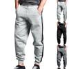 New Men's Spring/Autumn Solid-Colour Striped Sports Casual Trousers Men's Sports Trousers Plus Size Sweatpants