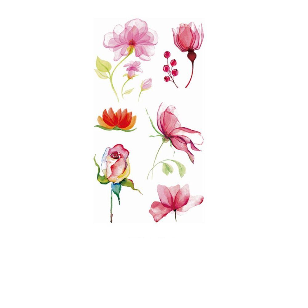 Waterproof Temporary Tattoo Sticker Anti Sweat Petal Tattoo Sticker  Chest