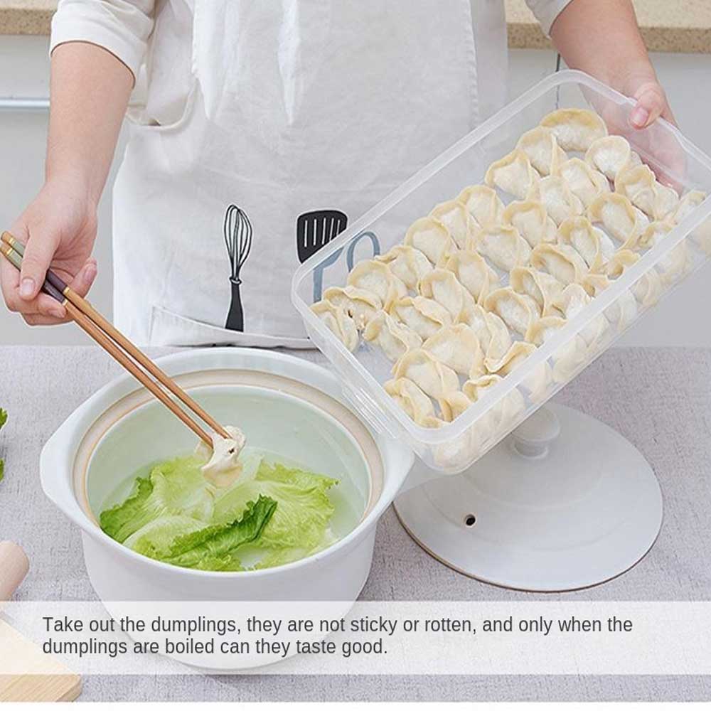 Холодильник Морозильная Коробка 1-3 Слоя Пельмени Пищевой Класс Быстрозамораживаемая Коробка Для Пельменей С Крышкой Коробка Для Сохранения Свежесть