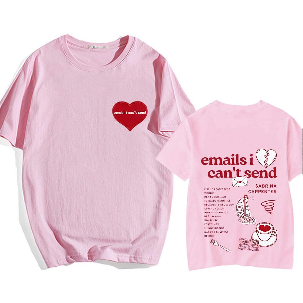 Vintage Sabrina Carpenter T Shirt Summer Oneck Soft Thirt Shirt Femme Grunge Clothes Casual Tshirt Sudaderas Fashion Tops