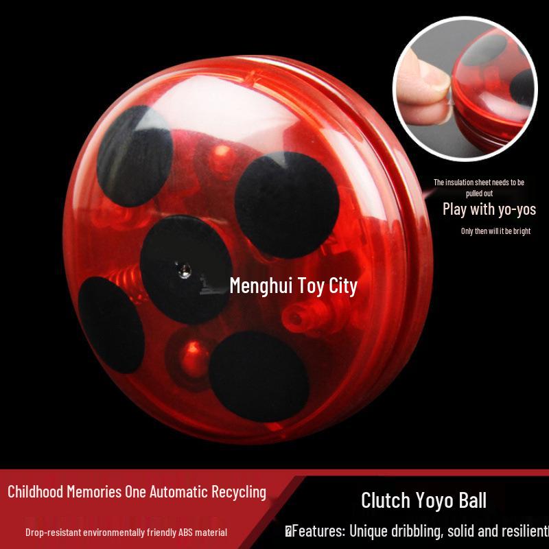 Чудо-девочка Светящийся металлический йо-йо с автоматической втяжкой для детей