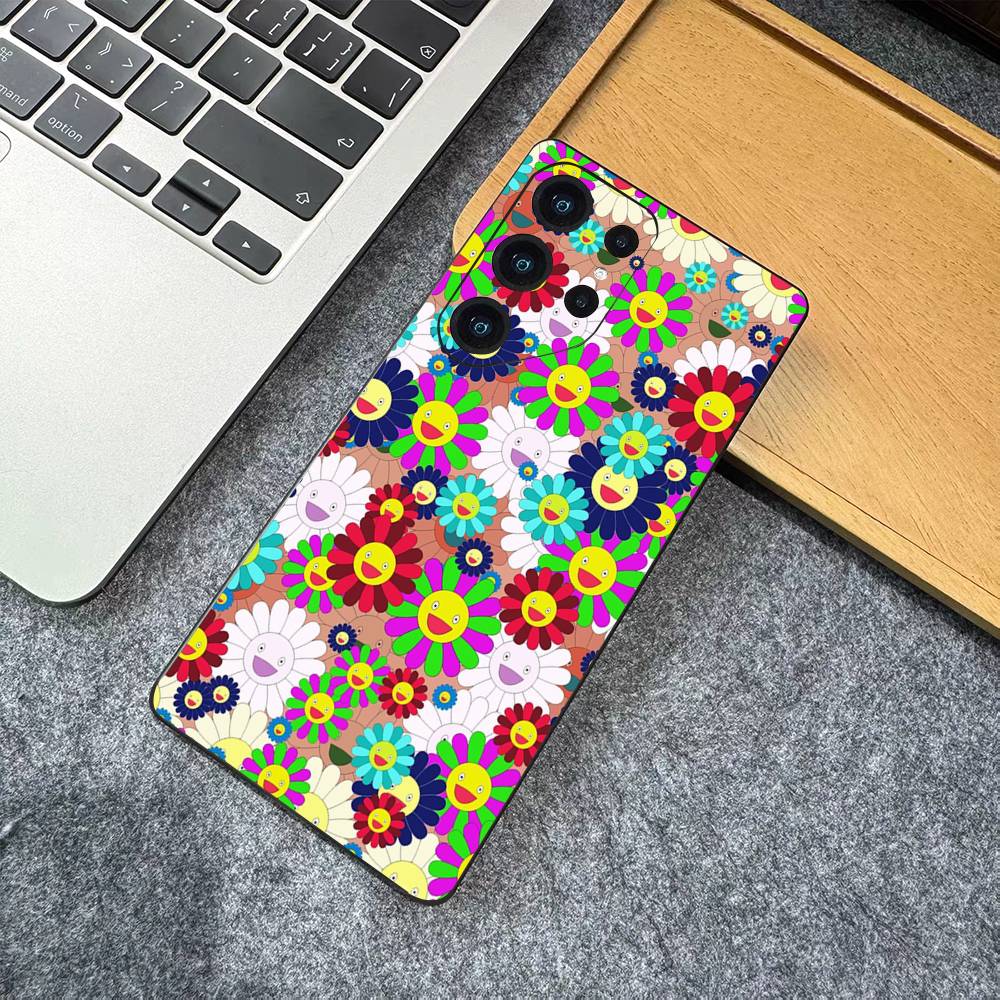 Японский Artisti M-murakami T-takash Чехол для телефона для Samsung S 24 fe 25 Ultra plus 20 lite 21 30 22 23 24 22 Ultra 5G Fundas