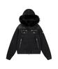 Aakam Fur Camo Contrast Jacket (Black)