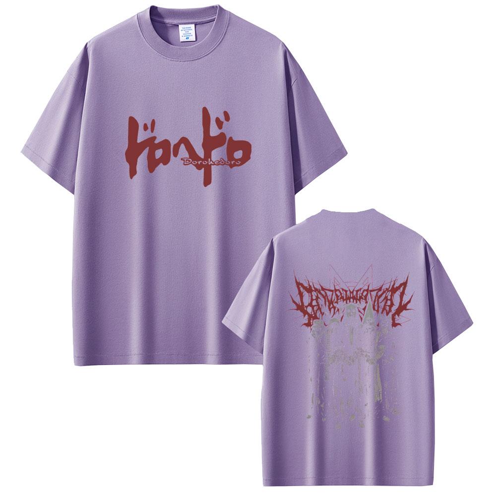 Anime Dorohedoro KaiUnisex T-shirt Summer Unisex Women Gothic Unisexga Rock Metal Style T Shirts Unisex Harajuku Oversized Tshirt Tops