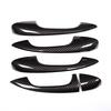 For Mercedes Benz A Class A180 A200 A250 W177 V177 B Class W247   Carbon Fiber Car ABS Chrome Door Handle Cover Trim