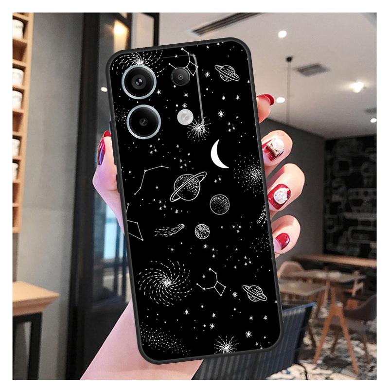 Эстетический чехол Planet для Xiaomi Redmi Note 13 Pro 12 11 9 10 12S 11S 10S 9S Redmi 13 12 10C 12C 13C