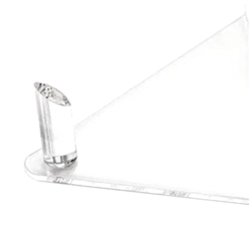 Портативный держатель для футбольного мяча, не травмирующий мяч, утолщенный треугольный кронштейн для боулинга, спортивное использование, подставка для мяча, акриловая подставка