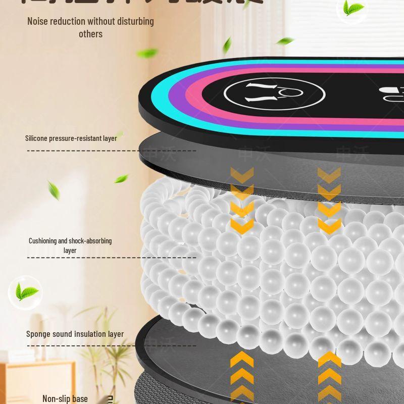 Thickened Jump Rope & Yoga Mat with Sound Absorption