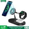 3 In 1 Magnetic Wireless Charger For Iphone 14 Pro Max/13/12 Chargers For Apple Watch 7/8 Airpods Pro 2 3 Charger Holder