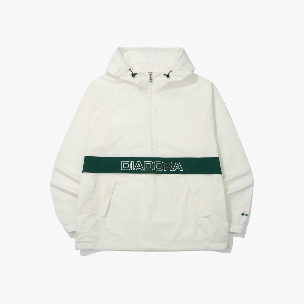 Diadora Крутая ветровка-анорак цвета Off White