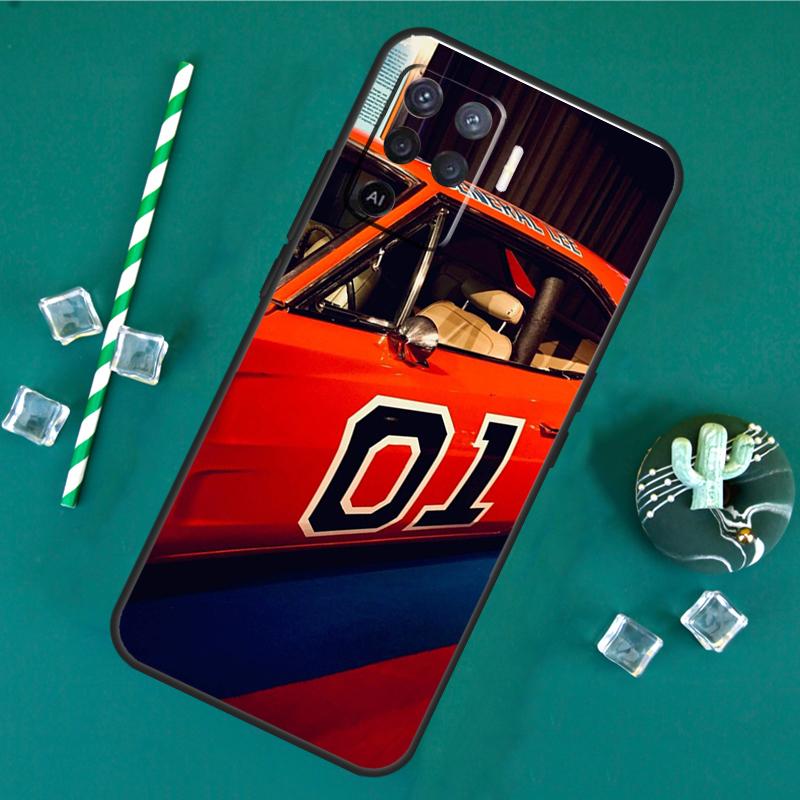 The General Lee Dukes Of Hazzard 01 Case For Oppo A17 A15 A40 A60 A80 A16 A76 A96 A18 A38 A58 A78 A98 A91 A57 A74 A94 A54S Cover