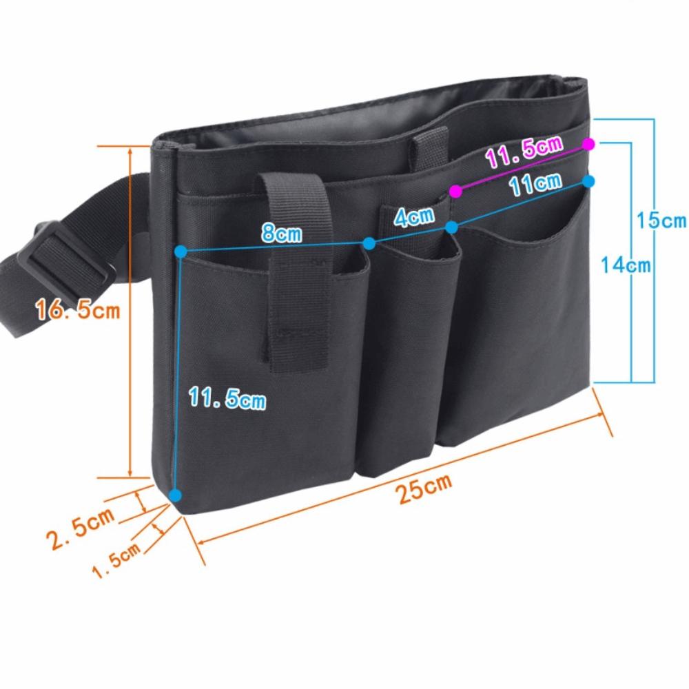 Adjustable Waist Pouch 900D PVC Tools Organizer Bag Convenient Waist Bag For Server