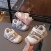 Baby Toddler Shoes Men's Spring and Autumn Baby Shoes Soft Sole Non-slip 0 1-3 Year Old Girl Shoes Do Not Fall Off Breathable Single Shoes