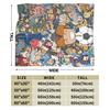 Inazuma Eleven Axel Blaz gouenji  Blanket  Camping Flannel Throw Blanket For Couch Bed Super Soft Custom DIY Quality Bedspread