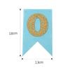Prince Princess Gold Glitter ONE Hanging Flag 1st Birthday Party Decor Garlands Bunting Banner