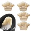 4 Pads To Prevent Blisters, Heels, and Slip-offs. Adjustable Size, Double-sided Tape Included. Unisex. Cut To Fit. Fits 2 Pairs of Shoes. (Beige)