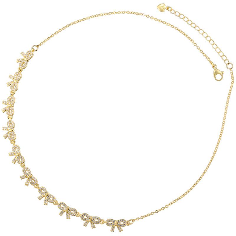 Милый Темперамент Бант Регулируемый Браслет Ожерелье Ол Бабочка Сращивание Набор Ювелирных Изделий Vl492-493