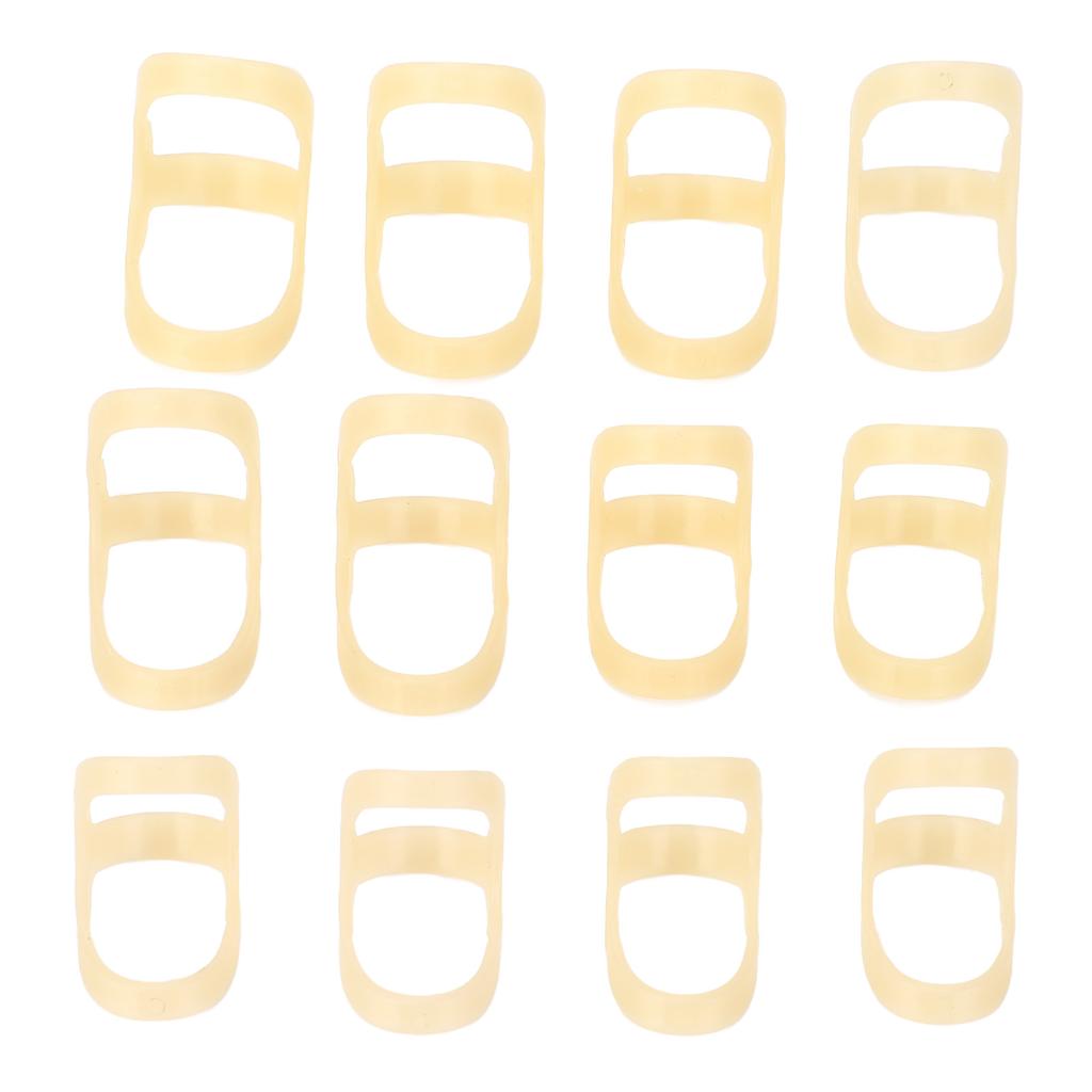 12 шт. Овальная шина для поддержки пальцев 6 размеров, выпрямитель для триггерного пальца, для молоткообразного артритного изгиба