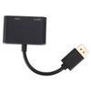 Концентратор 2-в-1 DP к HD Multimedia Interface Адаптер-кабель для видеоконвертера для компьютера из алюминиевого сплава для