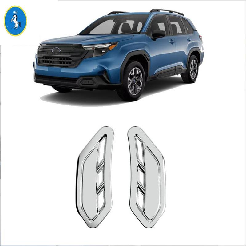 Для Subaru Forester 2025 Автомобильный стайлинг Боковой воздухозаборник для отверстия в крыле / Панель накладки на противотуманные фары Аксессуары из АБС