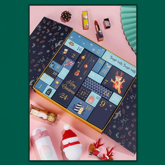 Yousheng Empty Advent Calendar 2024 Fillable DIY Christmas Countdown Box 24 Days Countdown Boxes Advent Calendar Gift for Friends Family