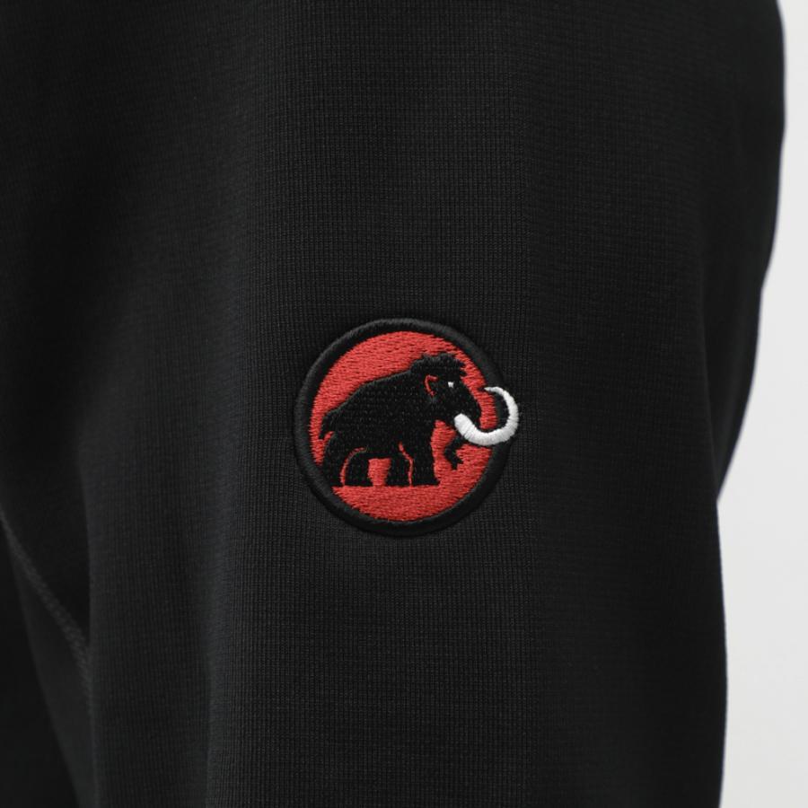 Mammut Мужская футболка с длинным рукавом и молнией на половину Aenergy ML однотонная tops Черный 1016-01660
