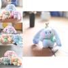 Cute Plush Bunny Keychain Adorable Soft Stuffed Animal For Backpacks And Bags