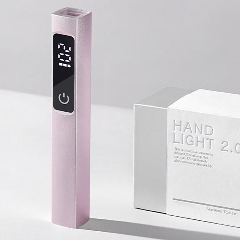 Ручная УФ-светодиодная лампа для ногтей, портативная мини-сушилка для ногтей для отверждения геля для ногтей, маникюрный фонарик с зарядкой через USB