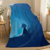 Gawr Gura VTuber Throw 240g Flannel Blanket, Suitable for Sofas, Beds, Offices, Exquisite Gift Blankets