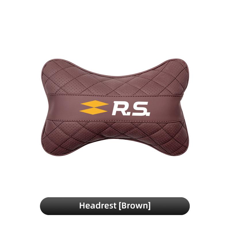Car Seat Head Support Cushion Lumbar Pillow Interior Accessories For Renault RS Megane 2 3 4 Clio Trafic Twingo Scenic 2 Captur S444