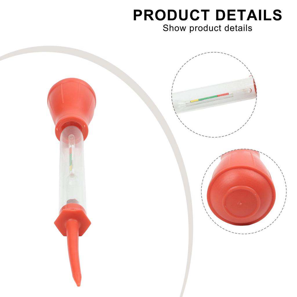 Точный инструмент для тестирования автомобильных аккумуляторов Прибл.. 275 мм Аккумуляторный гидрометр Простое управление Незаменимый для ремонта автомобиля Для энтузиастов DIY