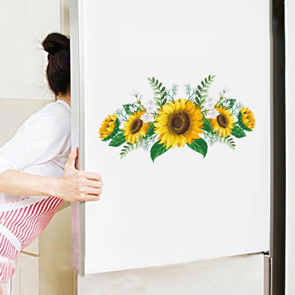 Sunflower Removable Self-adhesive Wall Stickers Decal Decor Wall Stickers Decor MIT