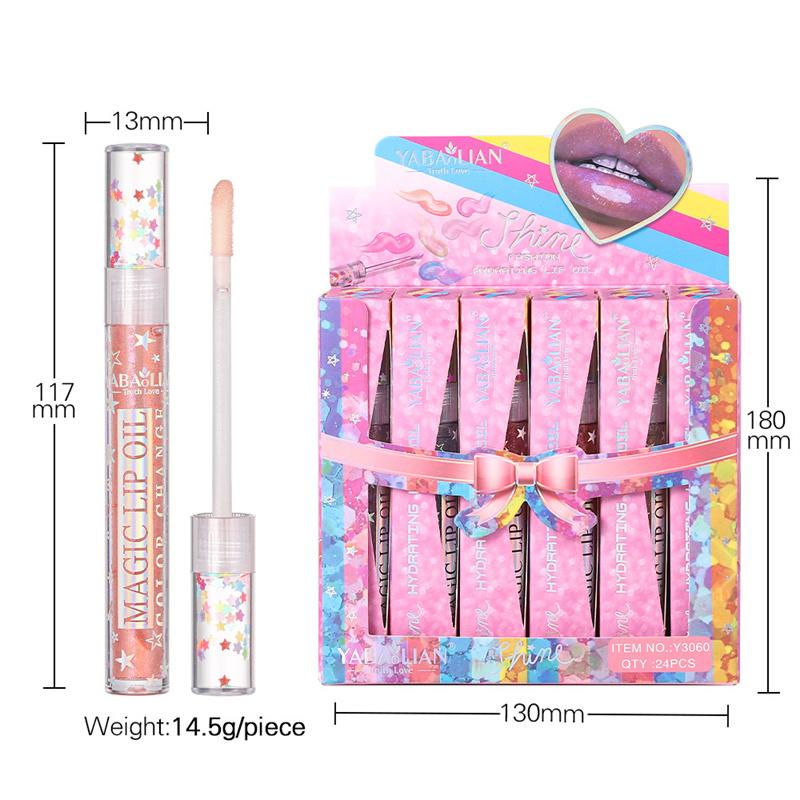 Glitter Hydrating Lip Plump Lip Glaze Removing Wrinkles Lip Gloss Volumizing Anti-crack Lip Balm