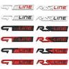 3D Car Metal RS GT Line Badge Emblem Decals Sticker For Renault Clio Megane Scenic Laguna Logan Koleos Sandero Safrane