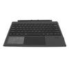 For Surface Pro Type Cover Keyboard Portable 7 Color Backlighting USB C Rechargeable Black Wireless