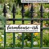2D Flat 1pc, Farmhouse Aluminium Decorative Sign Family Wall Plaques Decorations Sign Farmhouse Entryway Rustic Plaques Art with Quotes for Home Cafe