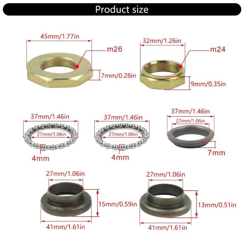Precise Engineered Long Lasting Steering Bearing For PW50 Y-Zinger Kids' Offroads Vehicle Optimizing Riding Experience