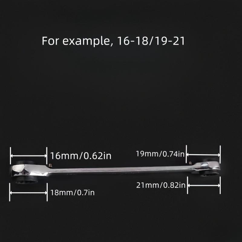 1 Лучший 4 72-зубцовый регулируемый храповый ключ с четырьмя вариантами использования, Быстрый ключ, кованый из CR-V, водонепроницаемый, устойчивый к ржавчине, из хром-ванадиевой стали, подходит для электрических работ