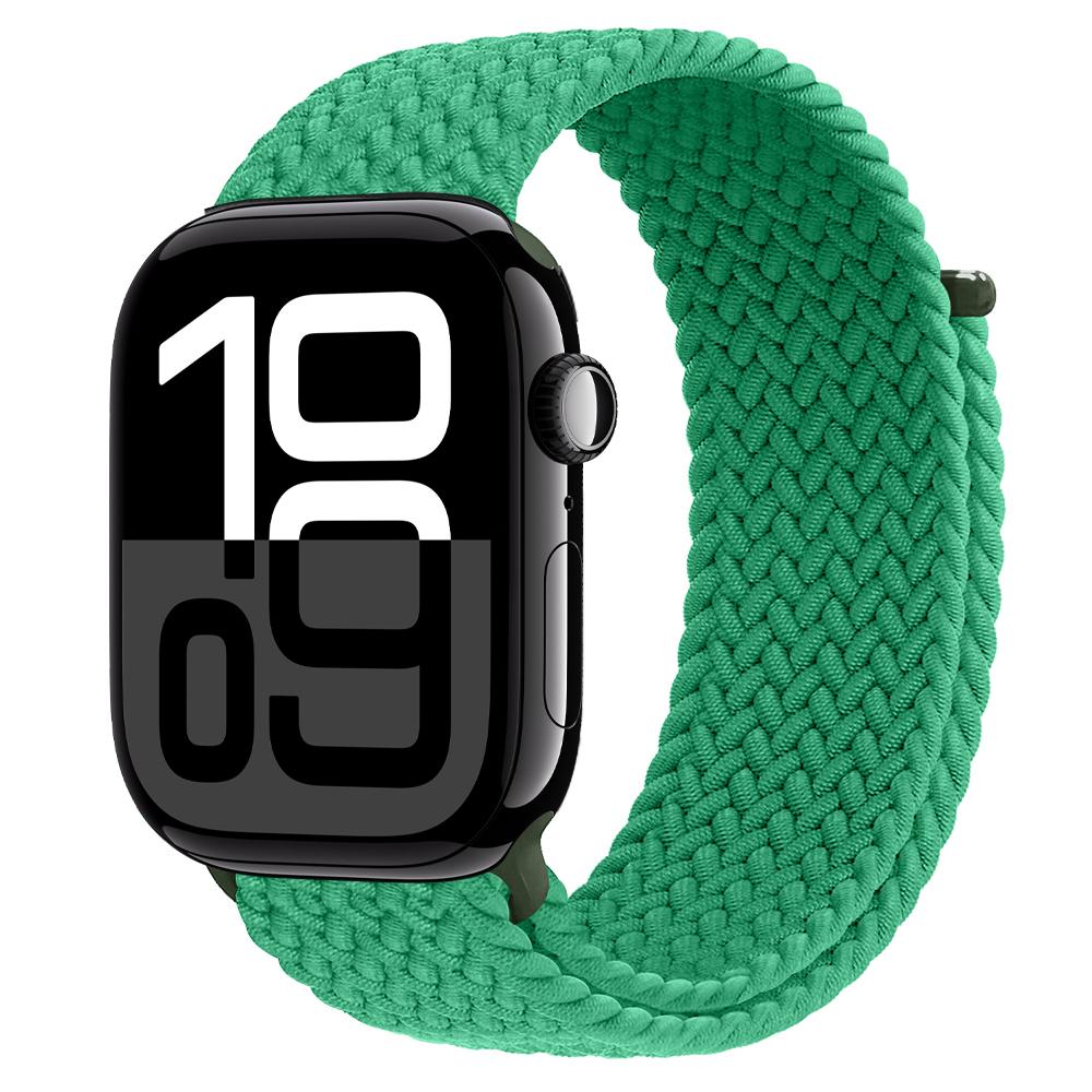 Плетеный ремешок для Apple watch 10 11 Ремешки 46мм 45мм ultra2 49мм 44мм 40 41мм 42мм correa bracelet iWatch series 9 8 7 3 5 4 se 6