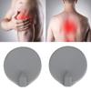 2 шт. Электродные подушечки диаметром 65 мм / 2,56 дюйма, круглые силиконовые подушечки для электрического аппарата для похудения TENS